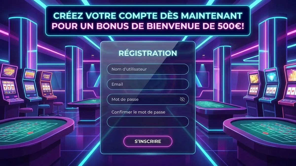 Inscription avec bonus